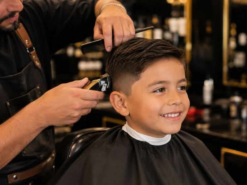 Corte de cabello para niño en Coacalco