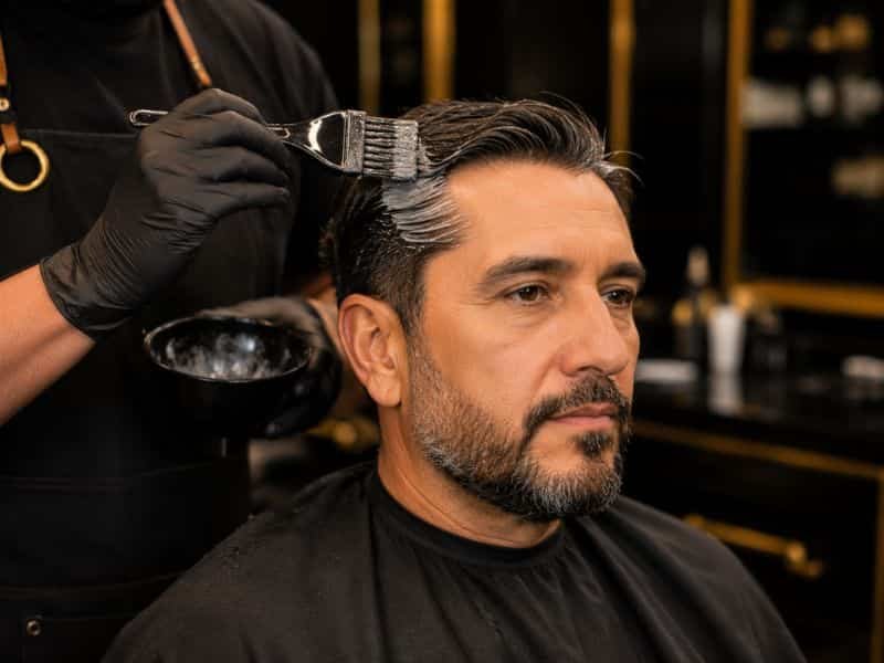 Tinte y cobertura de canas para hombre en Coacalco